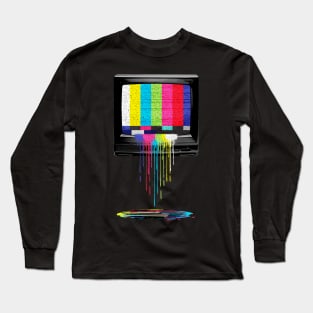 Retro Tv Long Sleeve T-Shirt